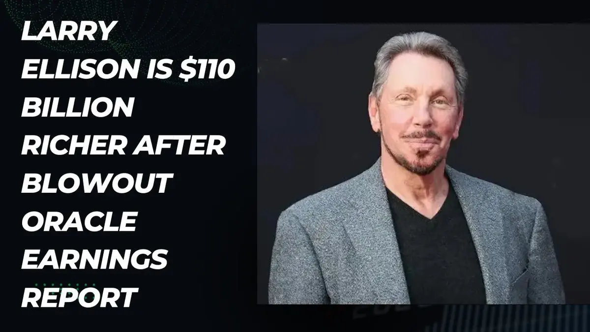 Larry Ellison is $110 Billion Richer After Blowout Oracle Earnings Report